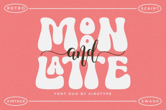 Elevate Your Brand Identity with the Moon and Latte Font Duo