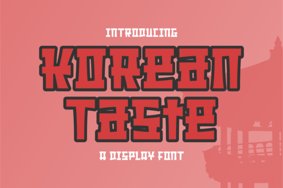 Harmonizing Heritage and Modernity: A Deep Dive into the Korean Taste Display Font