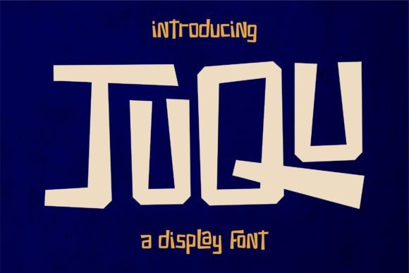 Juqu: A Playful Display Font for Modern Branding