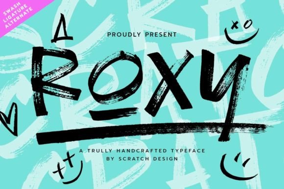 Roxy: The Bold Brush Font for Standout Designs