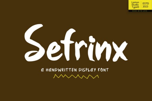 Sefrinx: Strategic Typography for Authentic Brand Communication