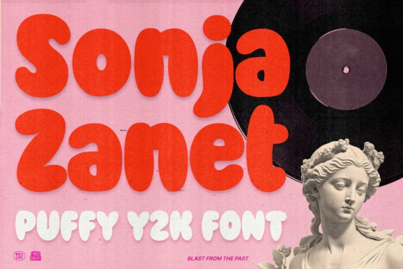 Sonja Zanet: The Y2K Bubble Font