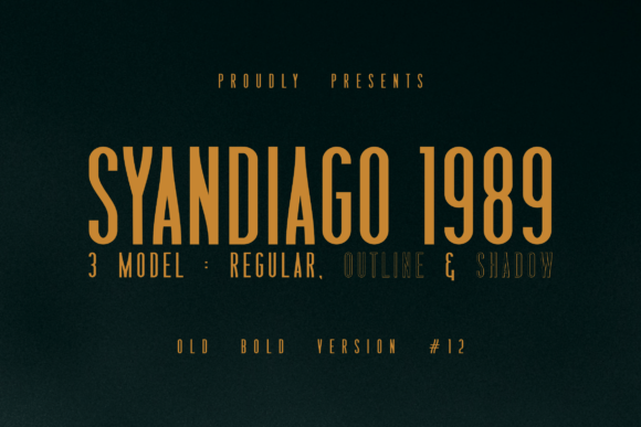 Step Back in Time with Syandiago 1989: A Retro-Inspired Sans-Serif for Modern Projects