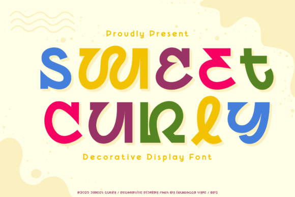 Sweet Curly: The Girly Hand-Lettered Font for Creative Projects