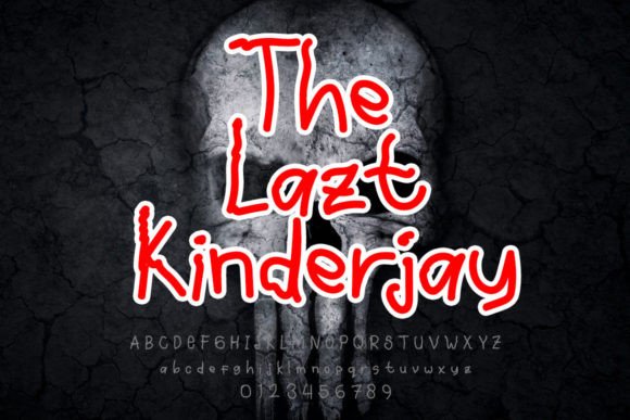 The Lazt Kinderjay: A Quirky Font for Joyful Designs