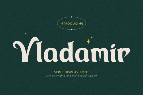Vladamir: The Bold Display Font for Modern Branding