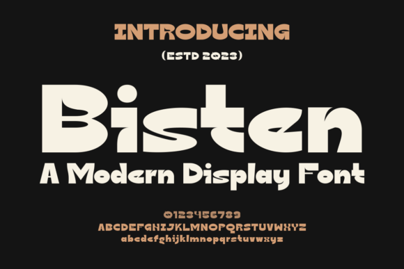 Why Bisten Is the Bold Display Font Your Brand Needs Right Now