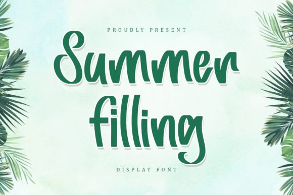 Why Summer Filling Is the Bold Display Font Your Next Project Needs
